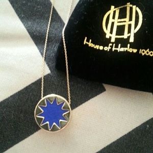 House of Harlow Mini Sunburst-Cobalt